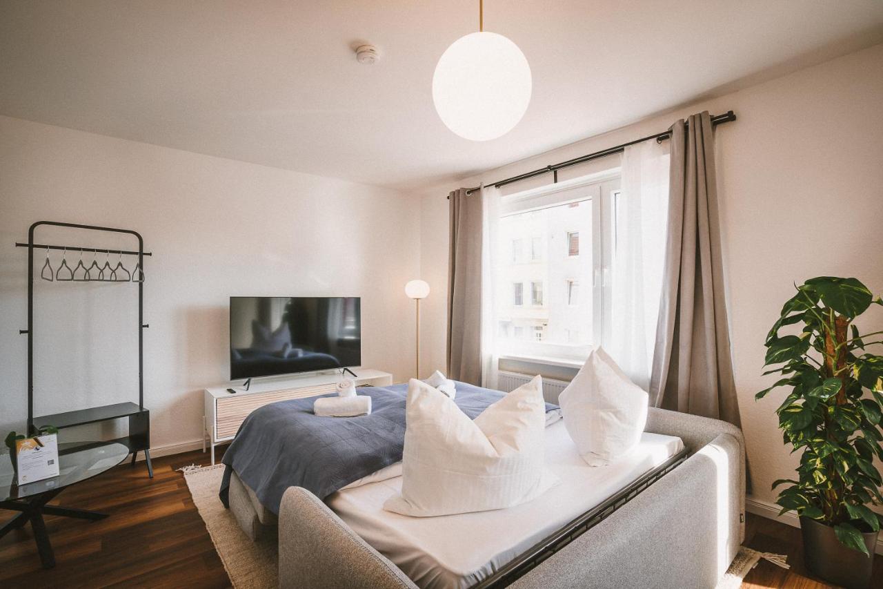 Sadebo Apartments Luebeck Mit Terrasse Oder Balkon מראה חיצוני תמונה