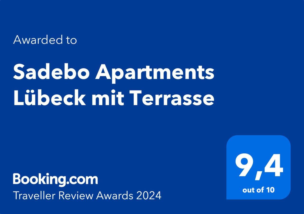 Sadebo Apartments Luebeck Mit Terrasse Oder Balkon מראה חיצוני תמונה